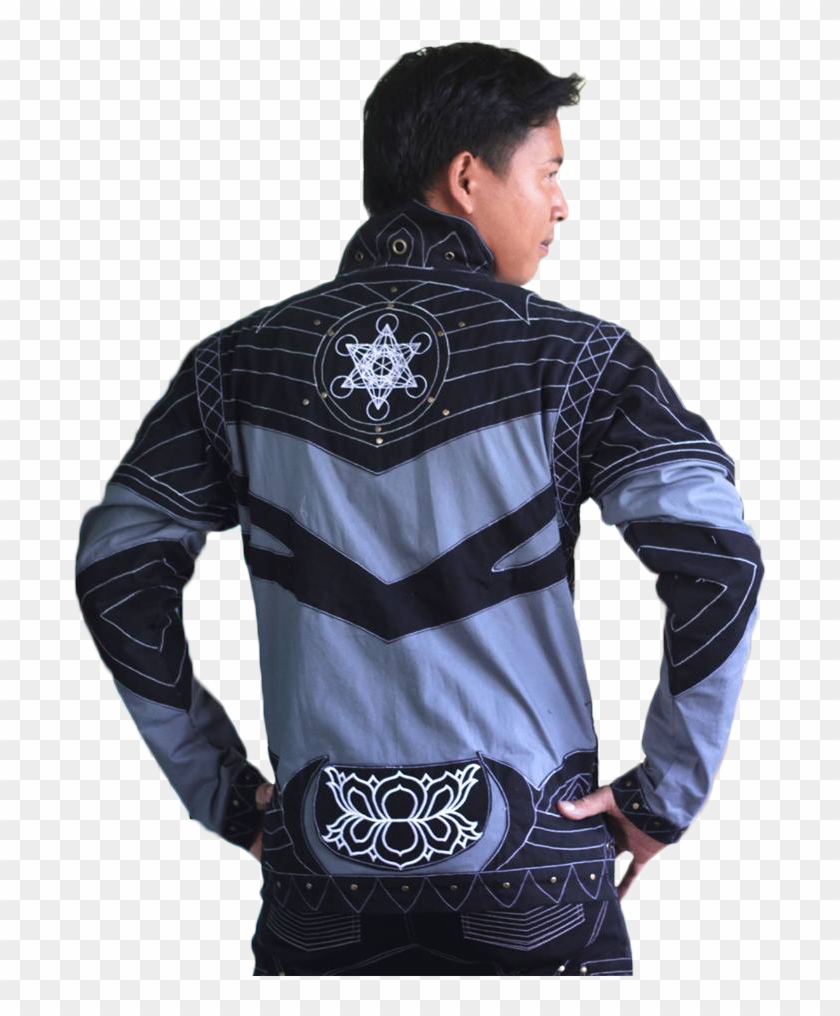 Mens Stargate Jacket By Imago Dei - Long-sleeved T-shirt Clipart