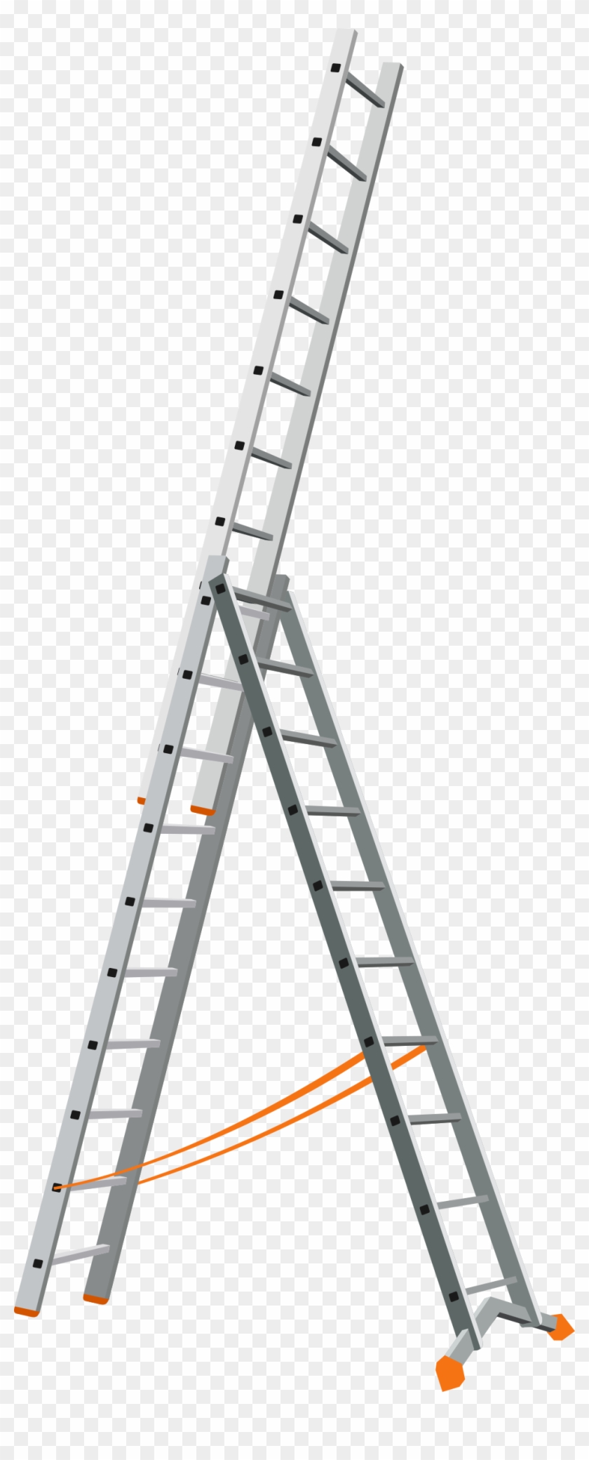 Clipart Ladder Png - Extension Ladder Clipart Transparent Png