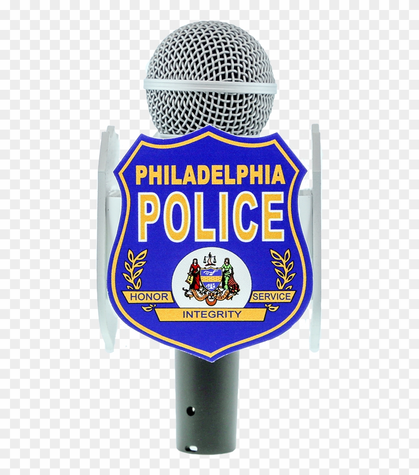 Philadephia Police Custom Mic Flag - Philadelphia Police Clipart