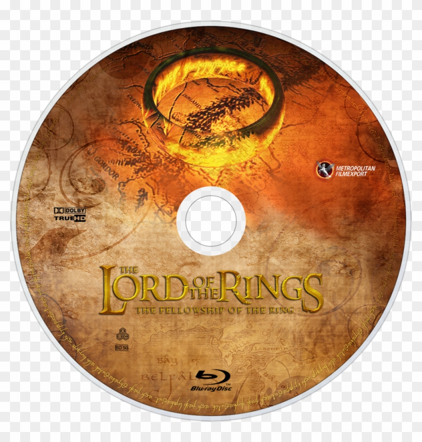 Lord Of The Ring Blu Ray Label Clipart