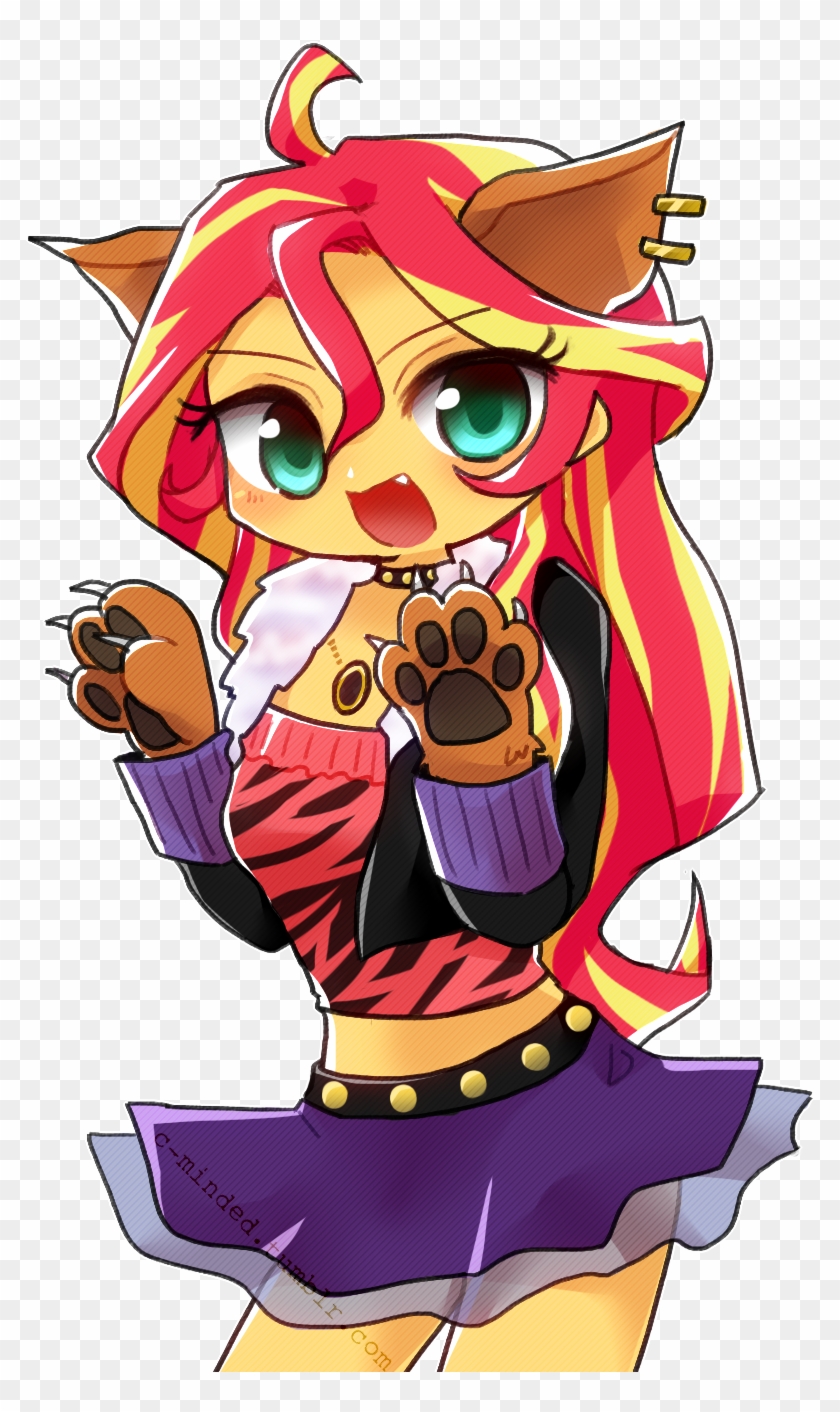 C-minded, Clawdeen Wolf, Clothes, Costume, Crossover, - Cartoon Clipart #3984673