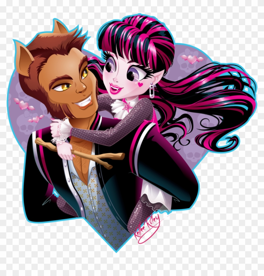 Monster High Draculaura Et Clawd Clipart