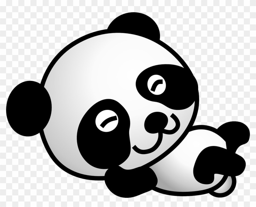 Panda Bear Cartoon Comic Cute Png Image - Cartoon Panda Transparent Background Clipart