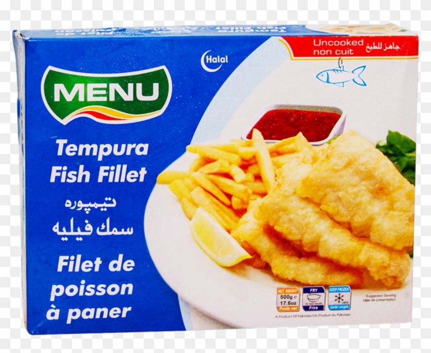 Menu Tempura Fish Fillet 500 Gm - Fish Fillet Menu Clipart #3985403