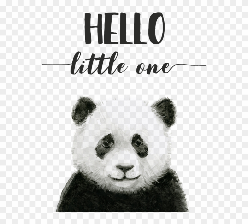 Click And Drag To Re-position The Image, If Desired - Panda Baby And Red Balloon Nursery Animals Decor Clipart