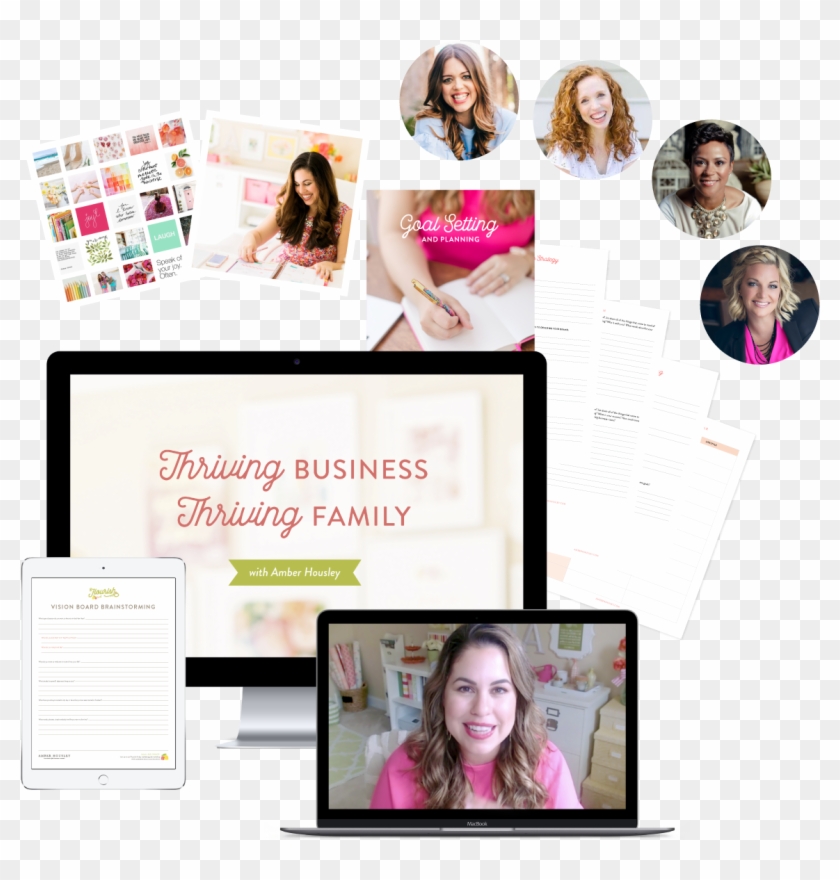 Manifest Your Biggest Dreams In Life And Business With - Collage Clipart