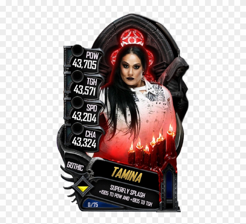 Tamina S5 22 Gothic9 - Wwe Supercard Zelina Vega Clipart #3986004