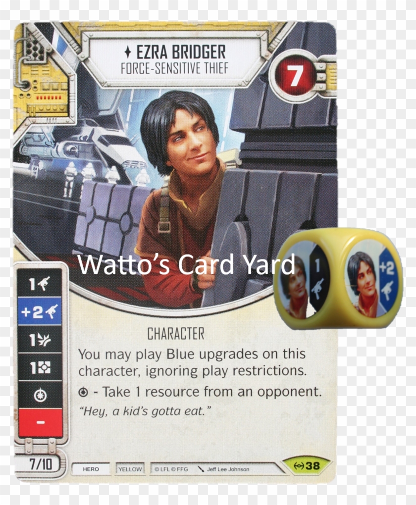 Ezra Bridger, Force Sensitive Thief - Star Wars Destiny Chopper Clipart #3986046