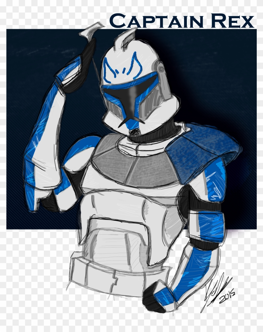 Rex Captain Of The 501st Art ©becky Schnute - Breastplate Clipart