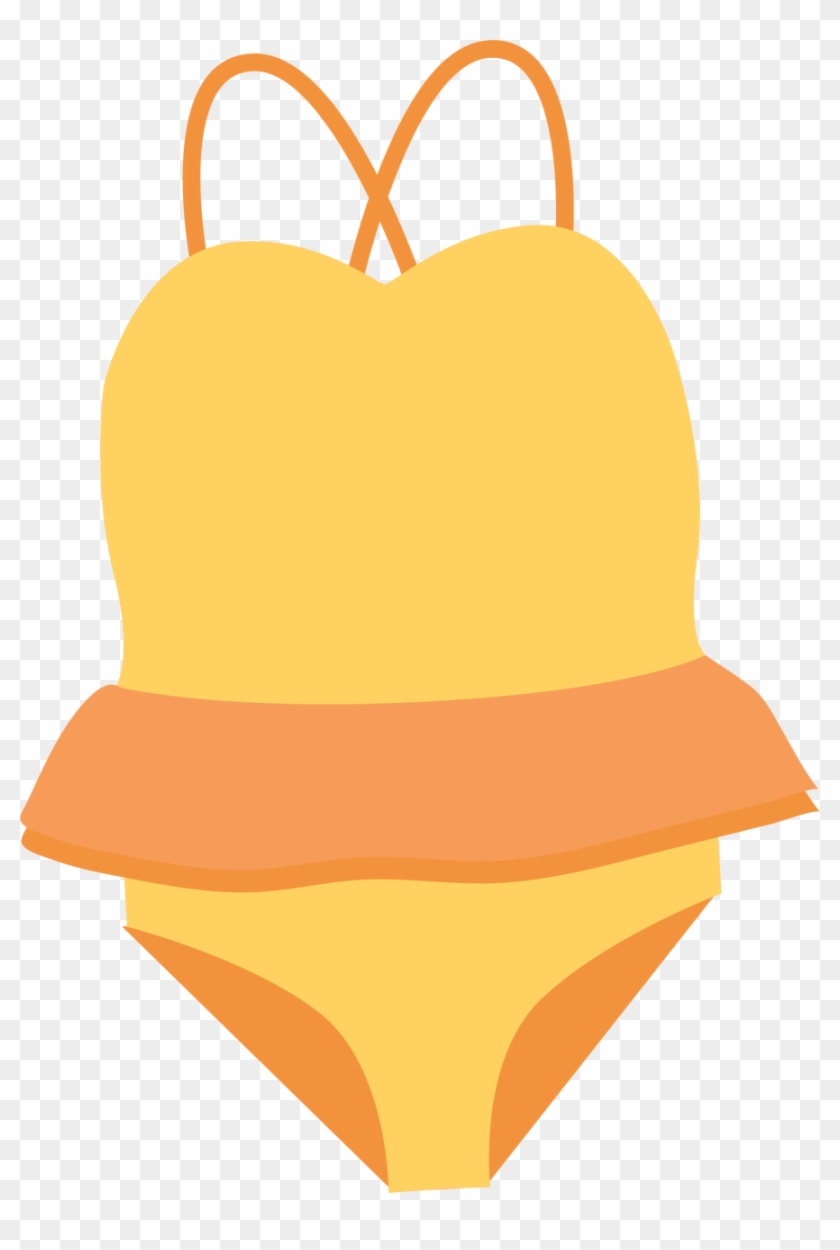 Ruffle Swimsuit Svg Cut File Clipart #3986247