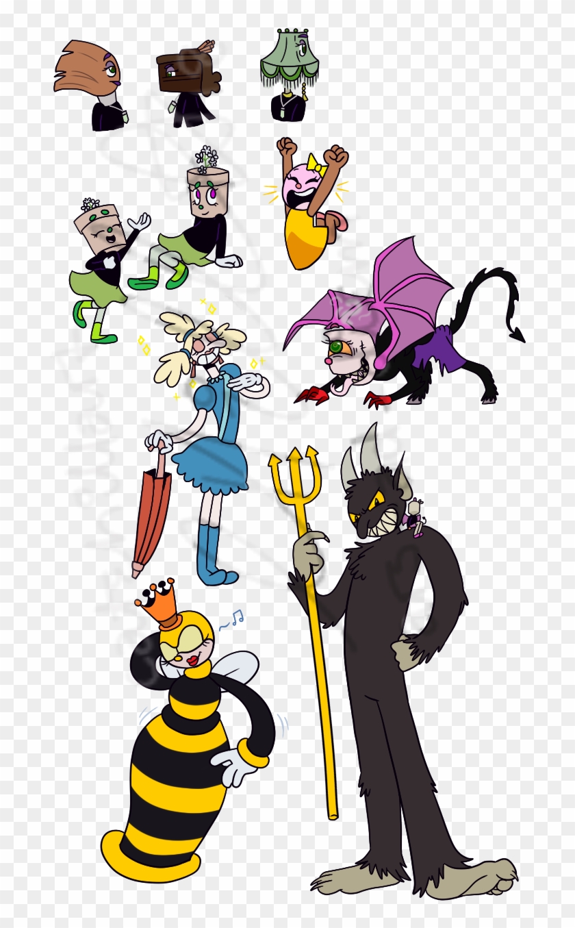 More Assorted Cuphead Stuff, Inc - Cartoon Clipart #3986282