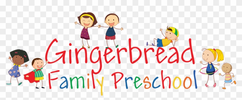 Gingerbread Family Preschool Clipart #3986307