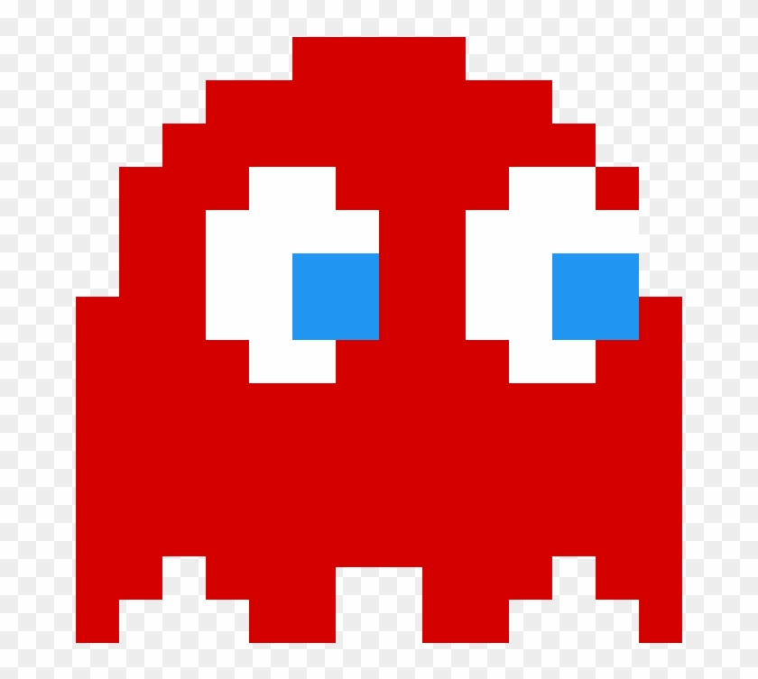 Pac Man Ghost - Pac Man Ghost Red Clipart #3986668