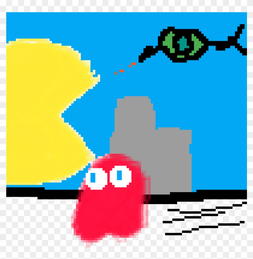 Pac-man Vs Ghosts Clipart #3986734