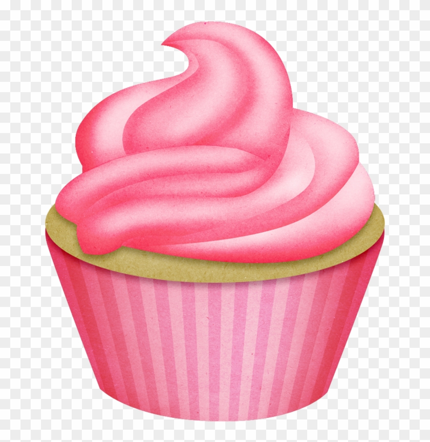 Cookie Clipart Dessert - Pink Food Clip Art - Png Download #3987108