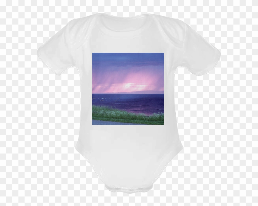 Purple Rain Baby Powder Organic Short Sleeve One Piece - Milky Way Clipart #3987163