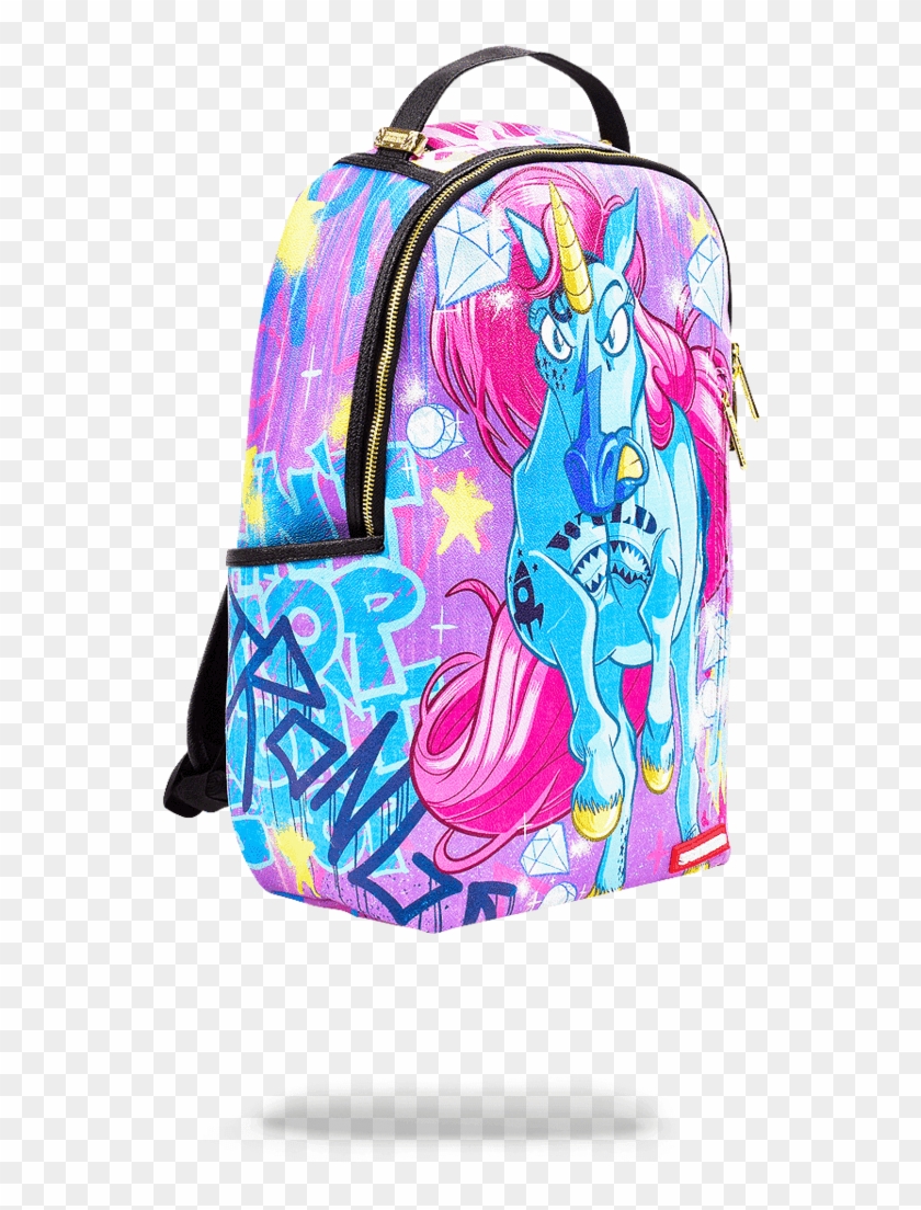 Sprayground- Unicorn On The Run Backpack - Sprayground Unicorn On The Run Clipart #3987297