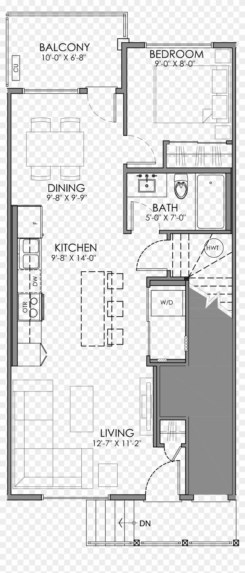 Bath Drawing Architectural - Floor Plan Clipart #3987437