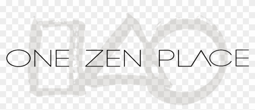 One Zen Place Logo With Zen Symbols - Calligraphy Clipart #3987534