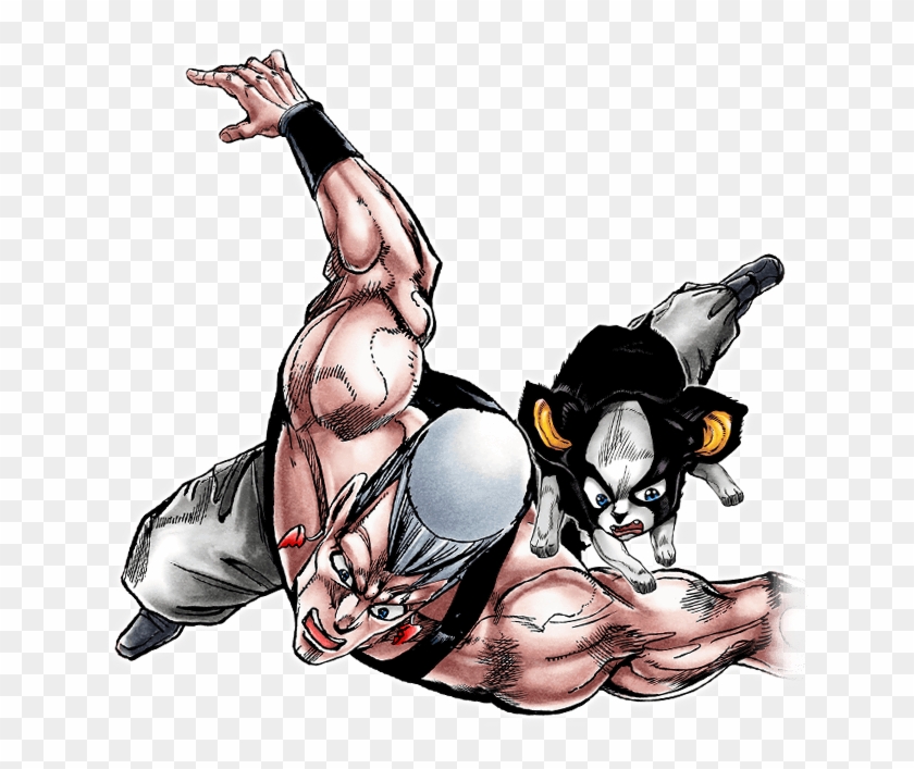 Unit Polnareff And Iggy - Illustration Clipart #3987543