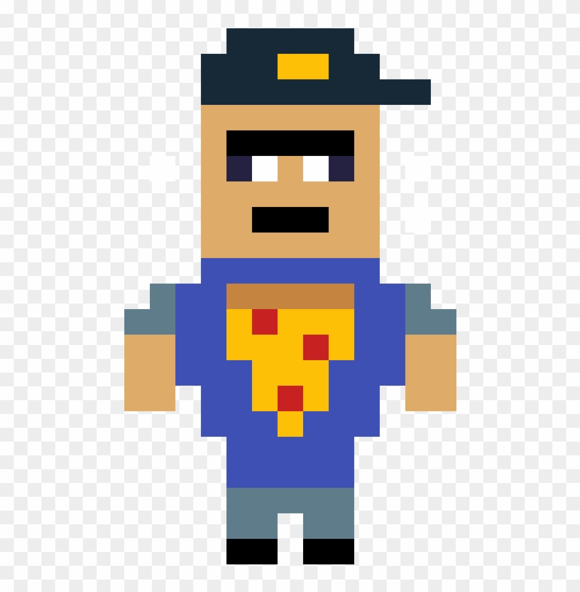 Pizza Man - Cartoon Clipart #3987735