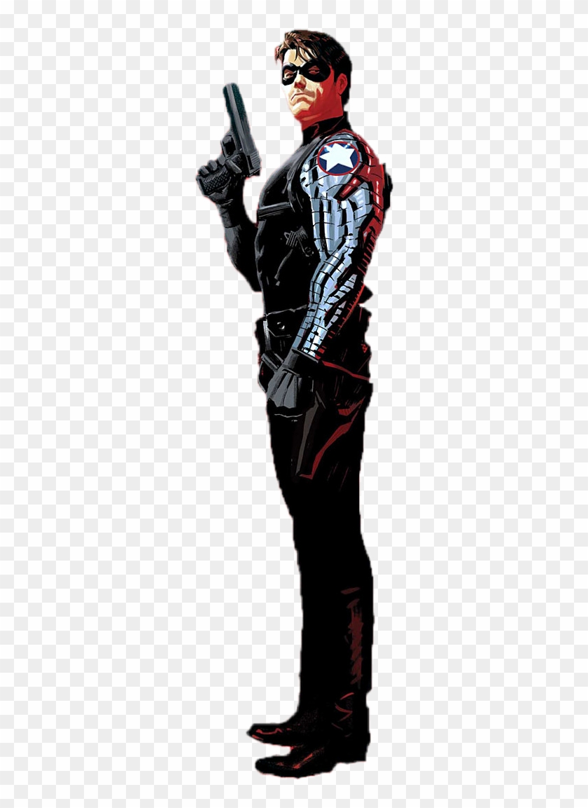 A Bit Of Coming Version Of The Winter Soldier/bucky - Winter Soldier Comic Comparison Clipart #3987762
