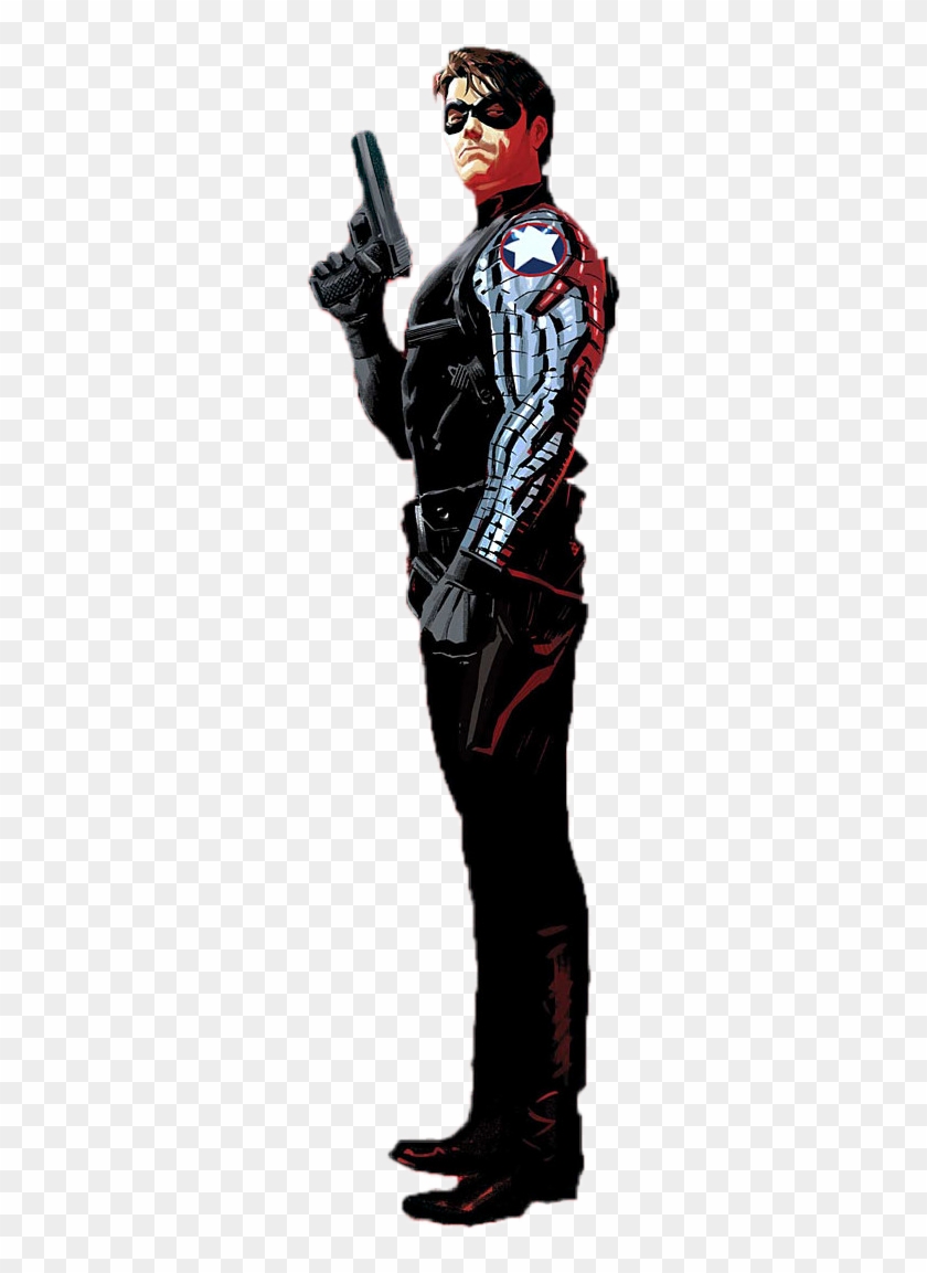 A Bit Of Coming Version Of The Winter Soldier/bucky - Winter Soldier Comic Comparison Clipart