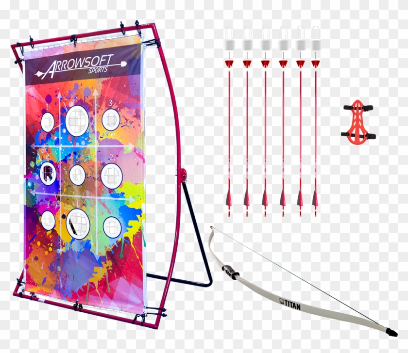 Backyard Beginner Archery Set With Beginner Recurve - Graphic Design Clipart #3988058