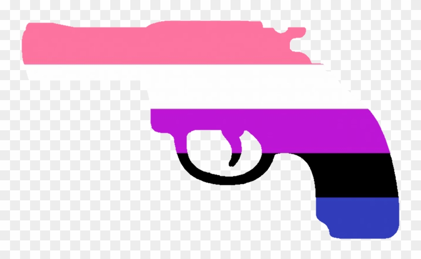 Png - Genderfluidgun - Trigger Clipart #3988098