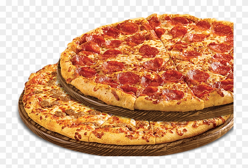 2 Medium Pizzas - Pizza Pepperoni Png Clipart