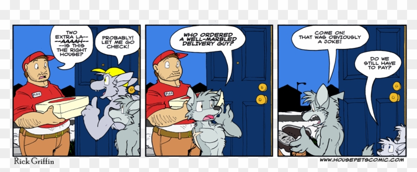 To Serve Pizza Man - Comics Clipart