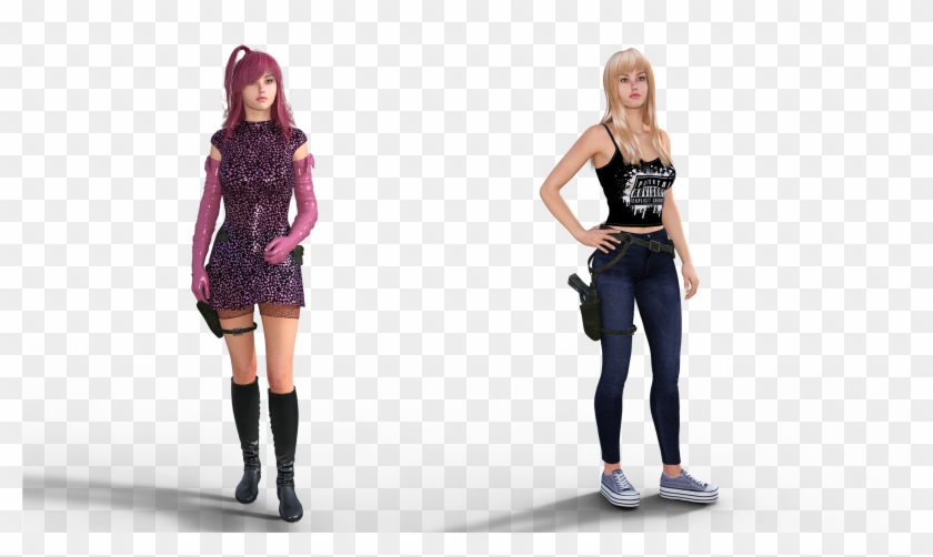 While Resequenced Is In Early Access, Two Extra Outfits - Girl Clipart