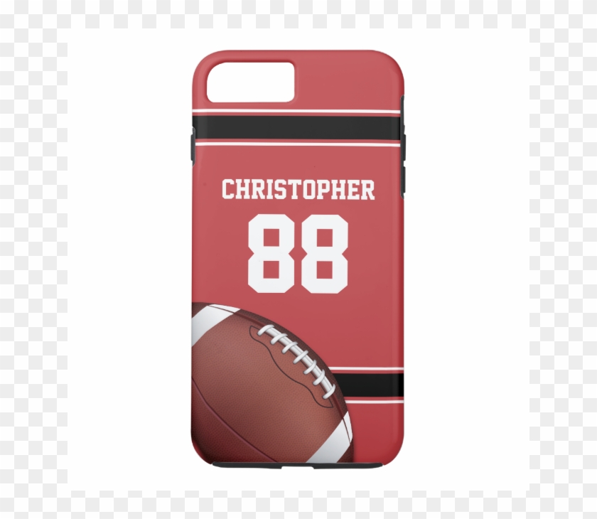 Red Black And White Stripes Football Jersey Iphone - Jersey Clipart