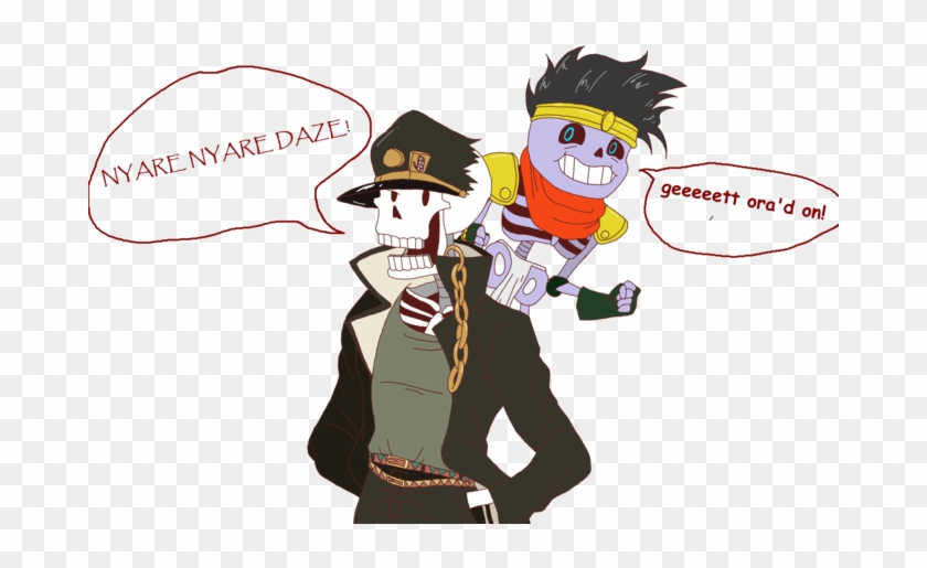 Jotaro And Undertale Clipart