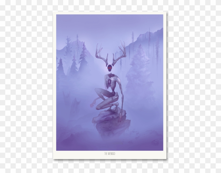 This One By Gavin Gray Valentine Also Captures The - Wendigo Watercolor Clipart #3989689