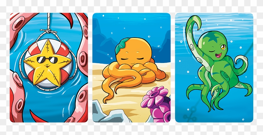 Fallen Treasures Card Game - Cartoon Clipart