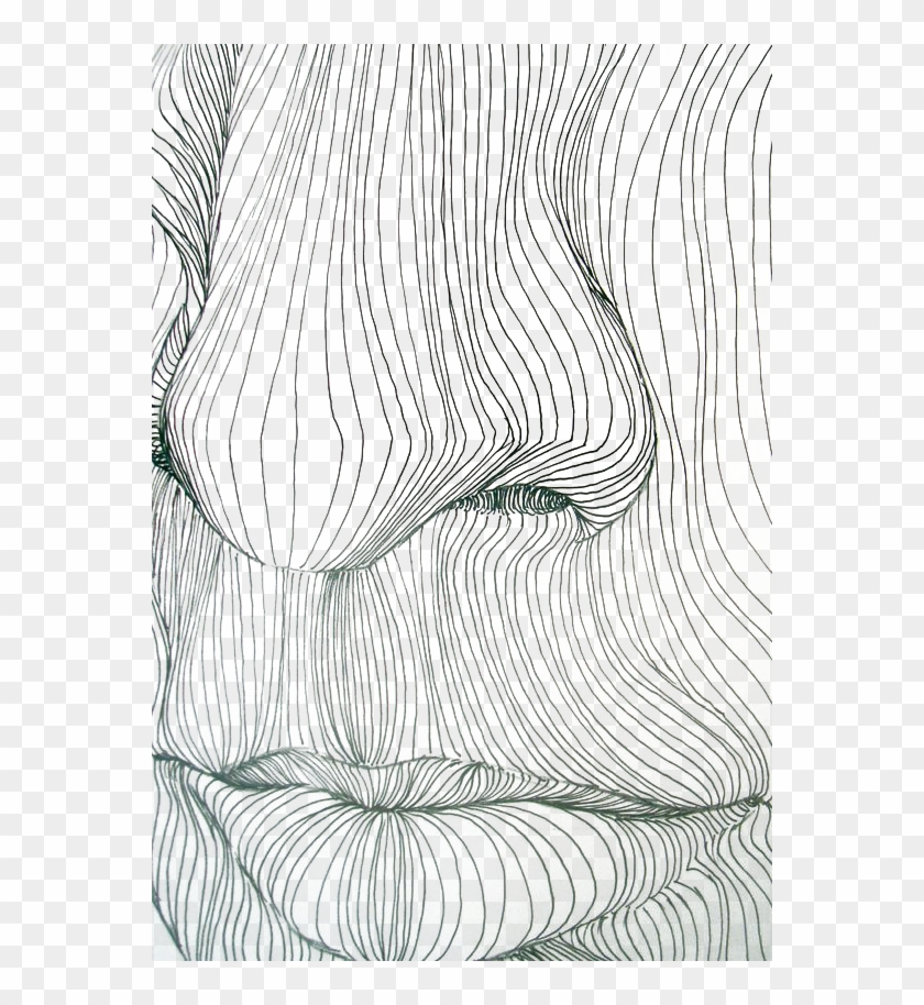 Jpg Library Download Drawing Abstract Contour - Dibujos Con Lineas Curvas Clipart