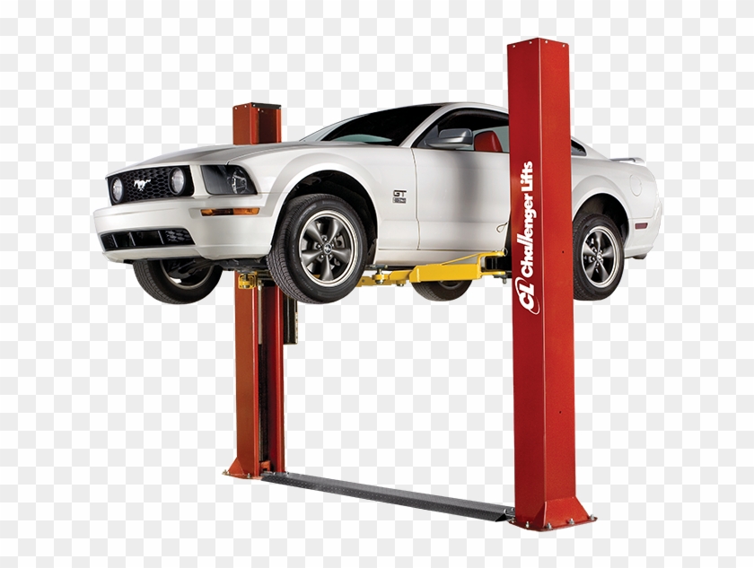 2 Post Car Lift Clipart #3990281