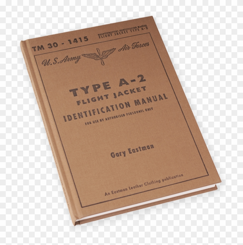 Type A-2 Identification Manual - A2 Flight Jacket Book Clipart