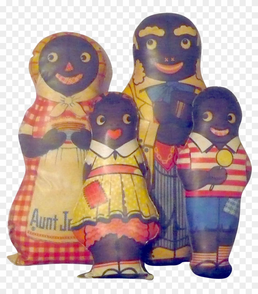1949/50 Aunt Jemima Uncle Mose Wade & Diana Premium - Stuffed Toy Clipart #3990687