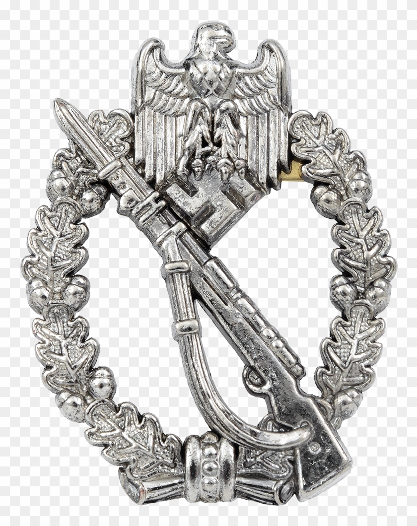 World War Ii Infantry Assault Badge Germany - Infantry Assault Badge Png Clipart #3990874