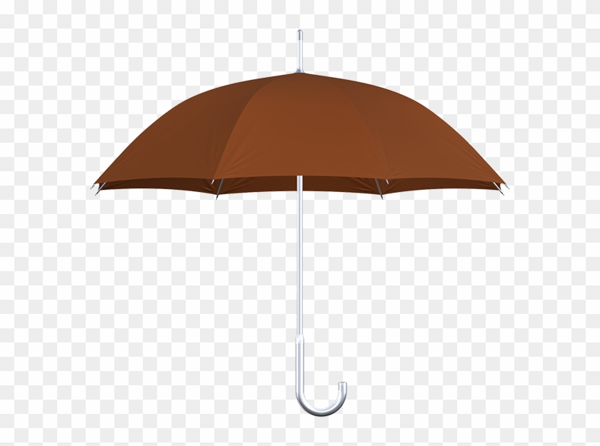 Aluminum Umbrella Brown - Brown Umbrella Clipart