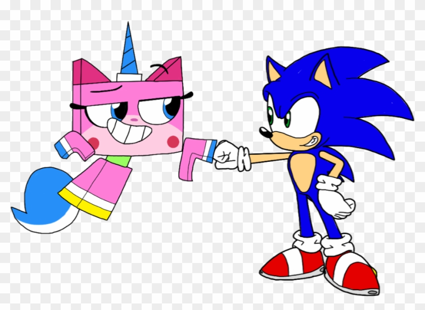 22 Jun - Unikitty And Sonic The Hedgehog Clipart #3991861