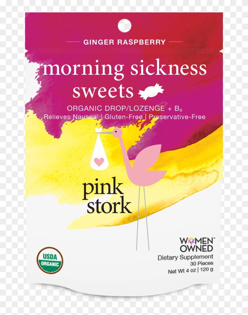 Morning Sickness Sweets Ginger Raspberry - Organic Certification Clipart #3991866