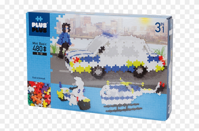 3in1 Basic 480 Pcs - Mini Basic Police Three In One Set 3 - 6 Years Clipart #3991910