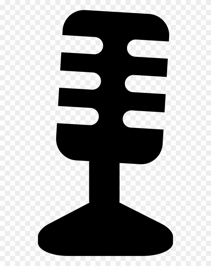Condenser Microphone With Small Stand Comments - Icon Clipart #3992095
