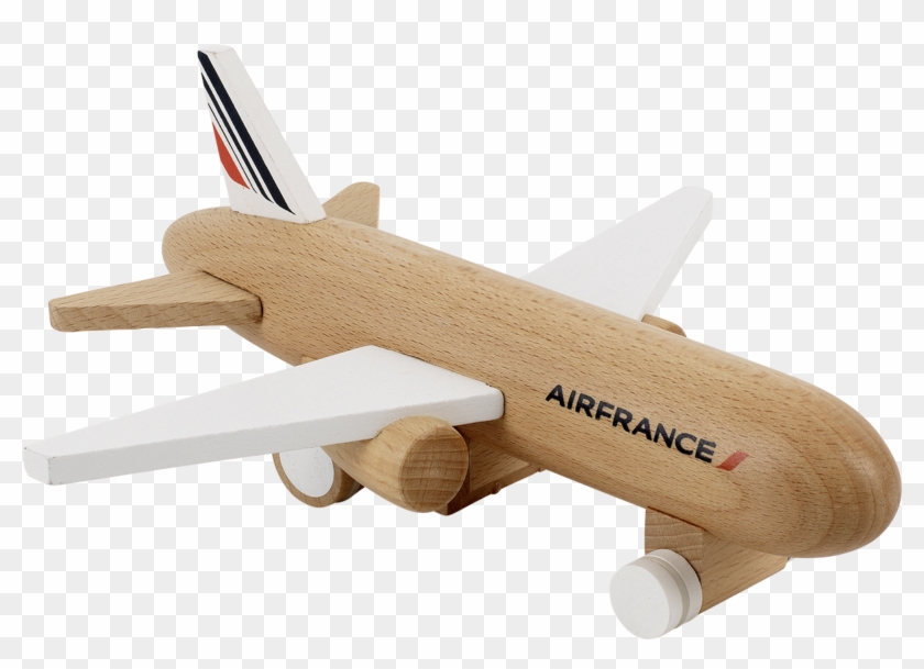 Air France X Kiko Wooden Plane - Avión Air France Png Clipart