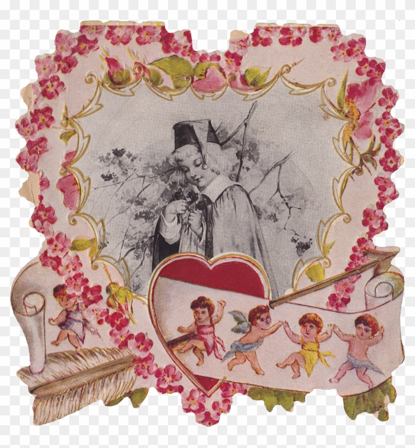 Die Cut Heart & “love And Esteem” Poem Clipart