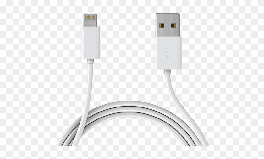 Freeuse Download Usb To Lightning Cable - Micro Usb Cable White Clipart #3993317