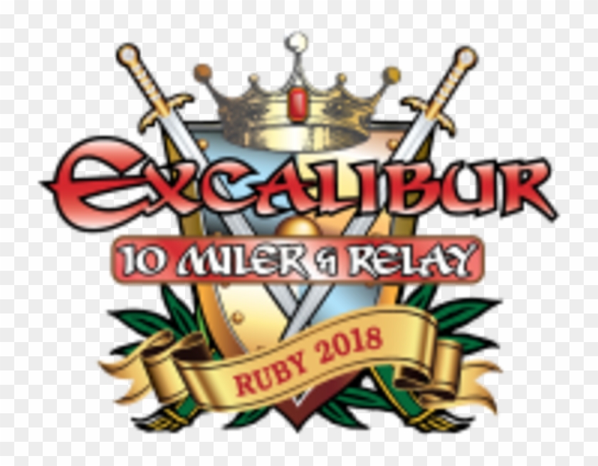 Excalibur Run 10 Miler & Relay And Dragon Slayer 2 - Excalibur 10 Miler 2017 Clipart #3993502
